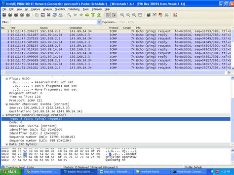 Wireshark 1 6 Wireshark Lab Icmp