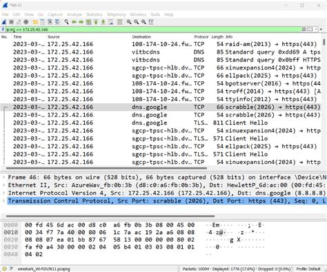 Wireshark Filter by Destination IP