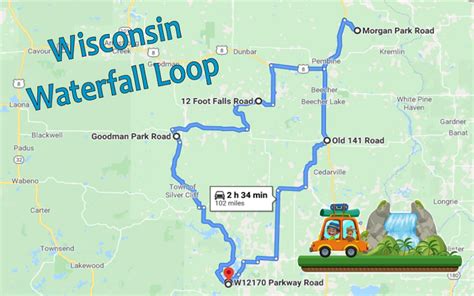 Wisconsin S Scenic Waterfall Loop Will Take You To 7 Different