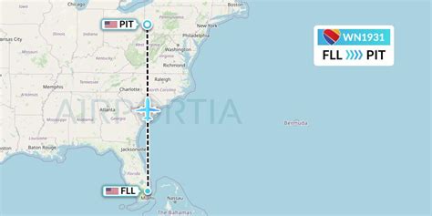 Wn1931 Flight Status Southwest Airlines Fort Lauderdale To Pittsburgh Swa1931