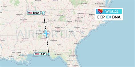 Wn5121 Flight Status Southwest Airlines Panama City To Nashville Swa5121