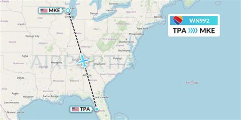 Wn992 Flight Status Southwest Airlines Tampa To Milwaukee Swa992