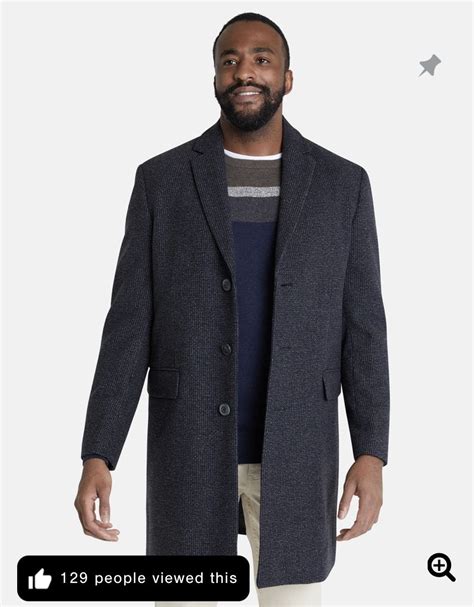 Wool Overcoat Tall Guys Big And Tall Comfortable Outfits Overcoats