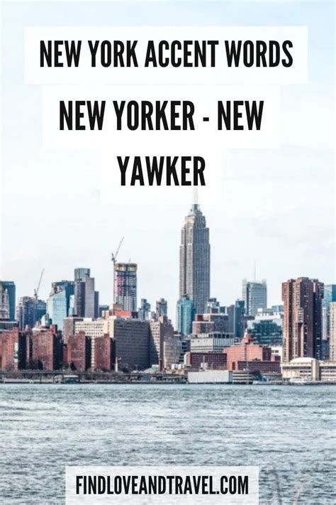 Words New Yorkers Say Differently Weird New York Accent Words Visiting Nyc New York Travel