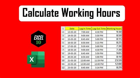 Work Hours Calculator Foptxpress