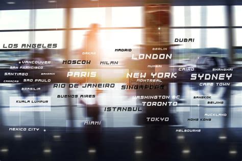 World Flight Destinations Stock Photo Image Of Airline 119566924