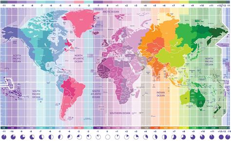 World Timezone Map