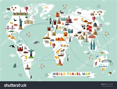 World Tourist Map