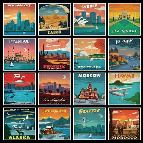 World Travel Series Postcard Set Vol 2 Ideastorm Media Store