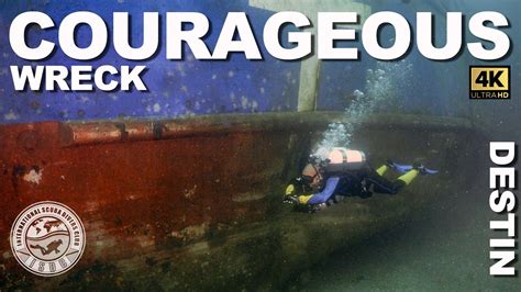 Wreck Diving Courageous Destin Florida Youtube