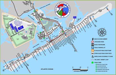 Wrightsville Beach Tourist Map Ontheworldmap Com