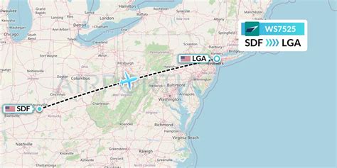 Ws7525 Flight Status Westjet Louisville To New York Wja7525