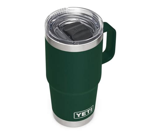 Yeti 20 Oz Travel Mug Leakproof Lid Tumbler Cup Seafoam Green Car