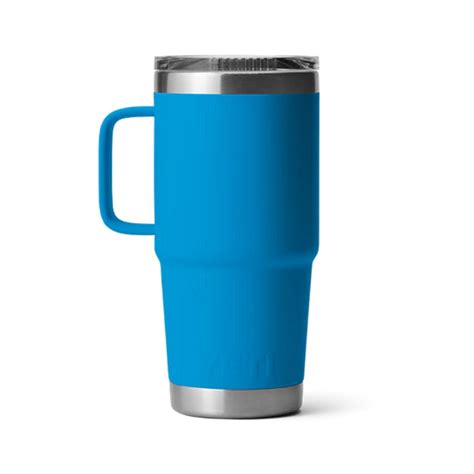 Yeti Rambler 20Oz Insulated Travel Mug Big Wave Blue John Norris