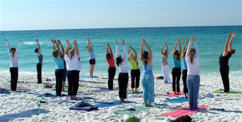 Yoga Beach Yoga Class Destin Florida