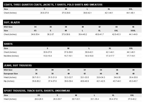 Zara Man Size Chart And Measuring Guide Zara Man Polo Ralph Lauren