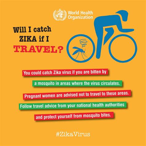 Zika Travel Infographic Who Who World Health Organization Travel