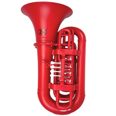 Zo Plastic Bb Tuba Racing Red Allegro Education Supplies